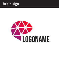 Communications logo in the brain