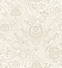  Floral vintage rustic seamless pattern. Background can be used for wallpaper, fills, web page, surface textures.