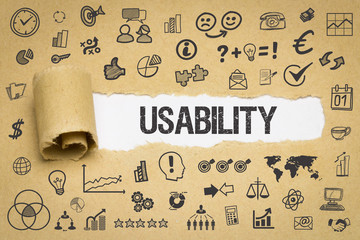 Usability / Papier mit Symbole