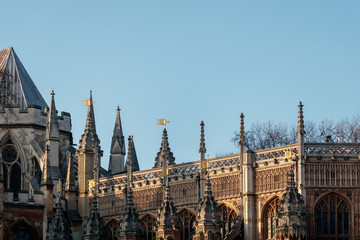 Fototapeta na wymiar View of Westminster Abbey
