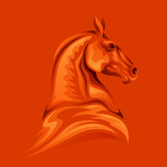 Red horse