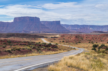 The  Upper Colorado River Scenic Byway (State Route 128),Utah,USA