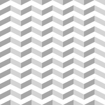 White and grey chevron. Seamless vector pattern