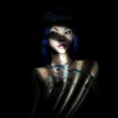 Obraz na płótnie Canvas Digital 3D Illustration, 3D Rendering of a Fantasy Woman