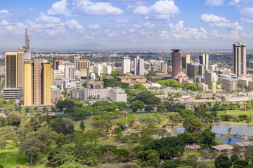 Nairobi cityscape - capital city of Kenya
