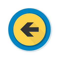 Left Arrow Sign illustration