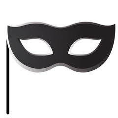 Isolated carnival mask on a white background, Vector illustration