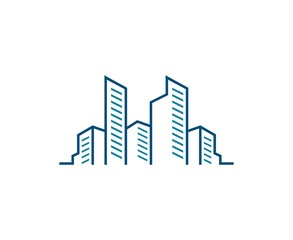 Fototapeta premium Buildings logo