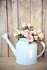 Nostalgischer Rosenstrauß - rosa Rosen Shabby Chic © S.H.exclusiv