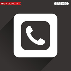 Phone icon. Button with phone icon. Modern UI vector.