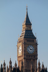 Fototapeta na wymiar View of Big Ben on a Sunny Day