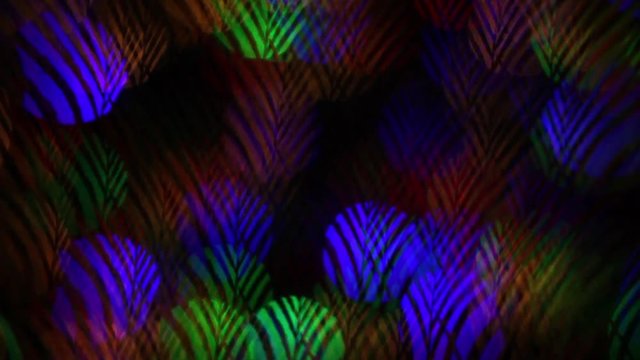 Abstract holiday background of blinking lights with pattern. Twinkling multicolor decoration. Celebration spirit in merry flashing colorful specks on dark night backdrop in fancy full HD clip.
