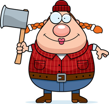 recommend clip art: Cartoon Lumberjack Axe
