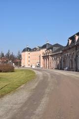 Fototapeta na wymiar Aufnahme im Schlossgarten Schloß Schwetzingen