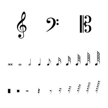 Musical notation symbols