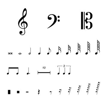 Musical notation symbols