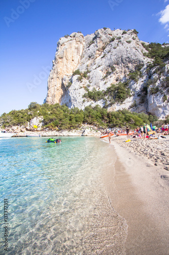 Spiaggia Di Cala Luna Sardinia Italy Stock Photo And