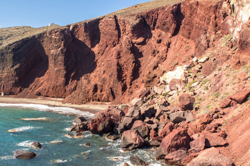 Red beach, Santorini, Greece