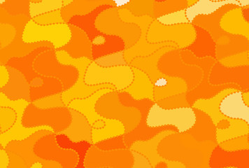 Vector wave background of doodle hand drawn lines