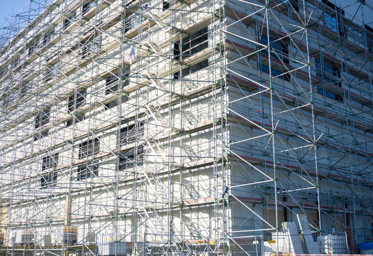 Bauger&uuml;st am Rohbau