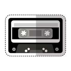 cassette music old fashion vector illustration design