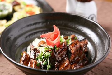 jangeo deopbap. Rice with Grilled Eel