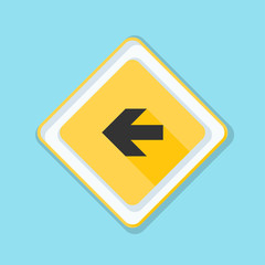 Left Arrow Sign illustration