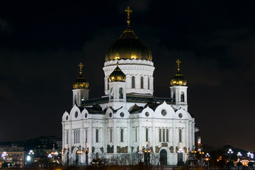 Fototapeta na wymiar The Cathedral Of Christ The Savior Cathedral