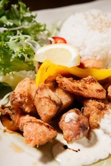 chicken deopbap. chicken bibimbap