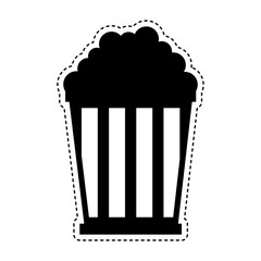 pop corn isolated icon vector illustration design