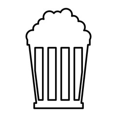 pop corn isolated icon vector illustration design