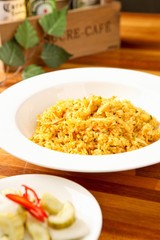 curry bokkeumbap. curry Fried Rice