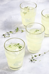 Vodka lemon glasses.