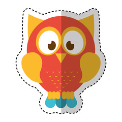 owl bird isolated icon vector illustration design