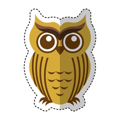 owl bird isolated icon vector illustration design