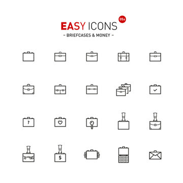 Easy icons 05a Briefcases