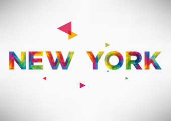 Geometric New York City Vector Design