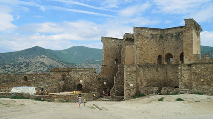 Remains of the fortress of the citadel.