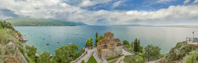 Fototapeta na wymiar St John - Kaneo, Ohrid, Macedonia