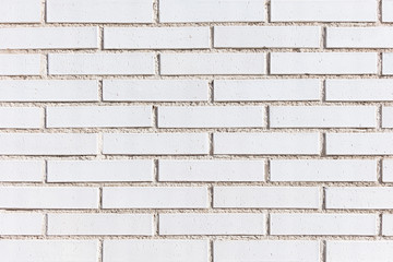 White brick wall background. Abstract urban background