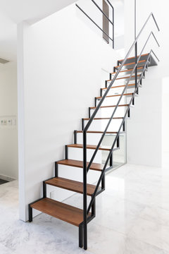 interior of stair in modern house