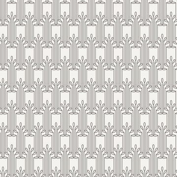 Striped seamless pattern in art deco style.