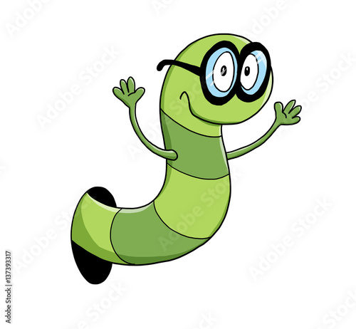 bücherwurm malvorlage Coloring and Malvorlagan