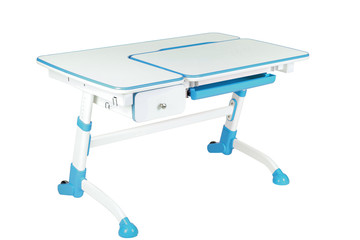 Blue school desk