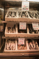 Fish for Sale in Oxford Market, England