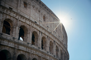 Fototapeta premium Colosseum Rome sunrise