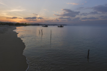Sunrise in Vietnam.