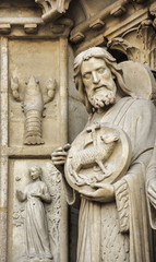 Notre-Dame Cathedral, Paris, Gothic Sculpture, France