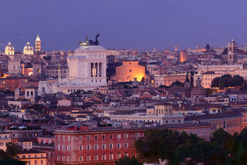 Fototapeta premium Rome night view