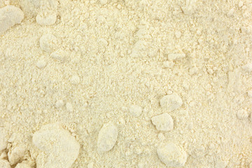 Fototapeta na wymiar Close view of soy powder.